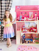Домик для Барби "Вдохновение" (2 лестницы, мебель)