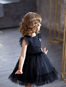 Платье Хелен черный LELU-KIDS :115.23.47